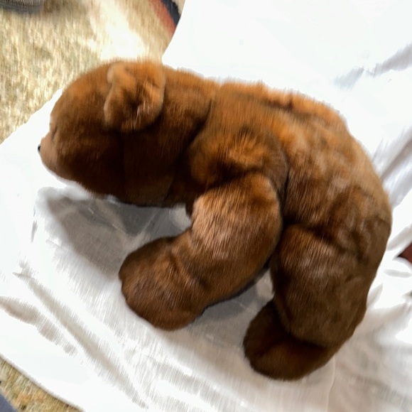 Vintage TY Classics PAWS the HUGE 30" Lay Flat Brown Bear Plush Teddy Bear 1996 - Picture 12 of 16